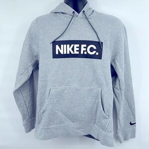 Nike Futbol Club Hoodie Sweatshirt Sz M/Gray